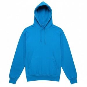 Knight Mens XL Blue Pullover Hoodie‎ Cotton Blend Fleece Sweatshirt U.S.A-20